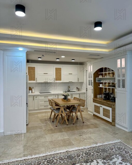 کابینت نئوکلاسیک با روکش سوپرمات