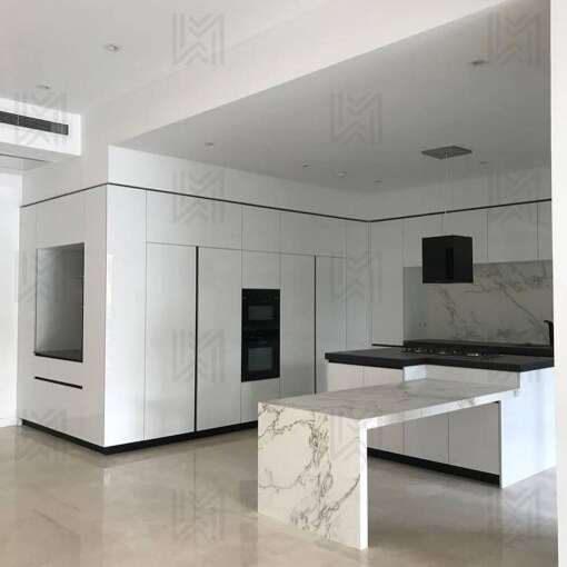 کابینت با متریال هایگلاس سوپر مات